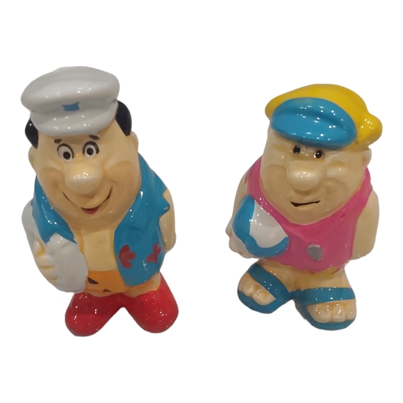 Vintage Fred Flintstone & Barney Rumble Figurines Post Cereal x - Picture 2 of 4